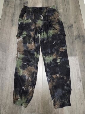 Bella Dahl Rayon Blend Cargo Joggers
